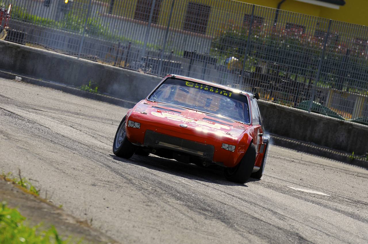 fiat X1/9 drift giagua luca lorenzini